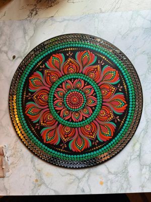 Mandala artwork (12-inch diameter)